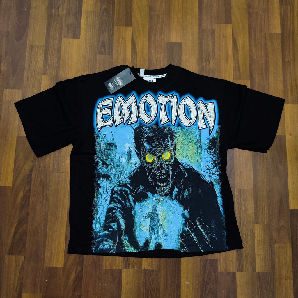 Polera Emotion Oversize Negra - Crystal Ball