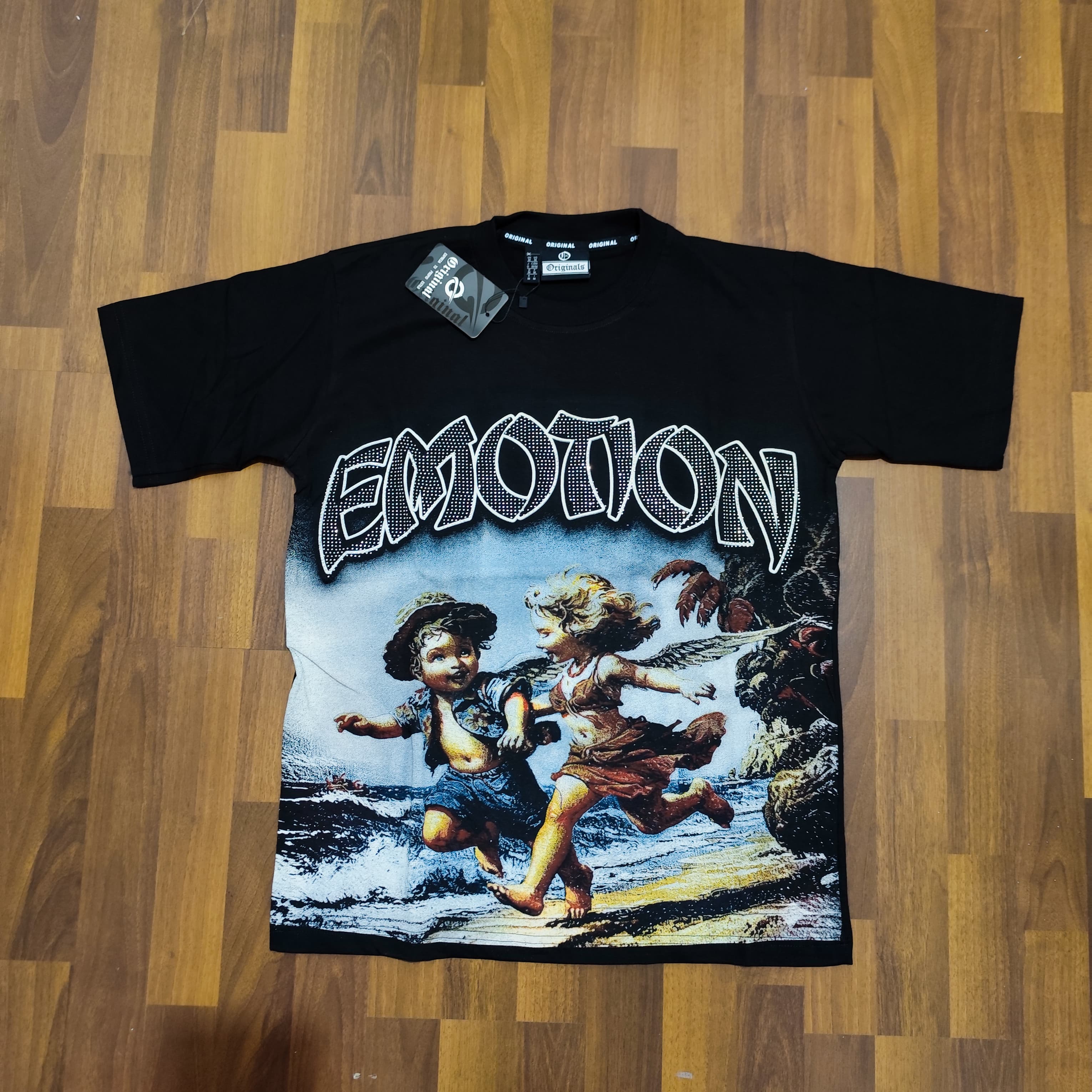 Polera Emotion Negra - Cherubs