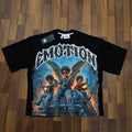 Polera Emotion Oversize Negra - Angel Kids