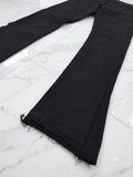 Jeans flare negro