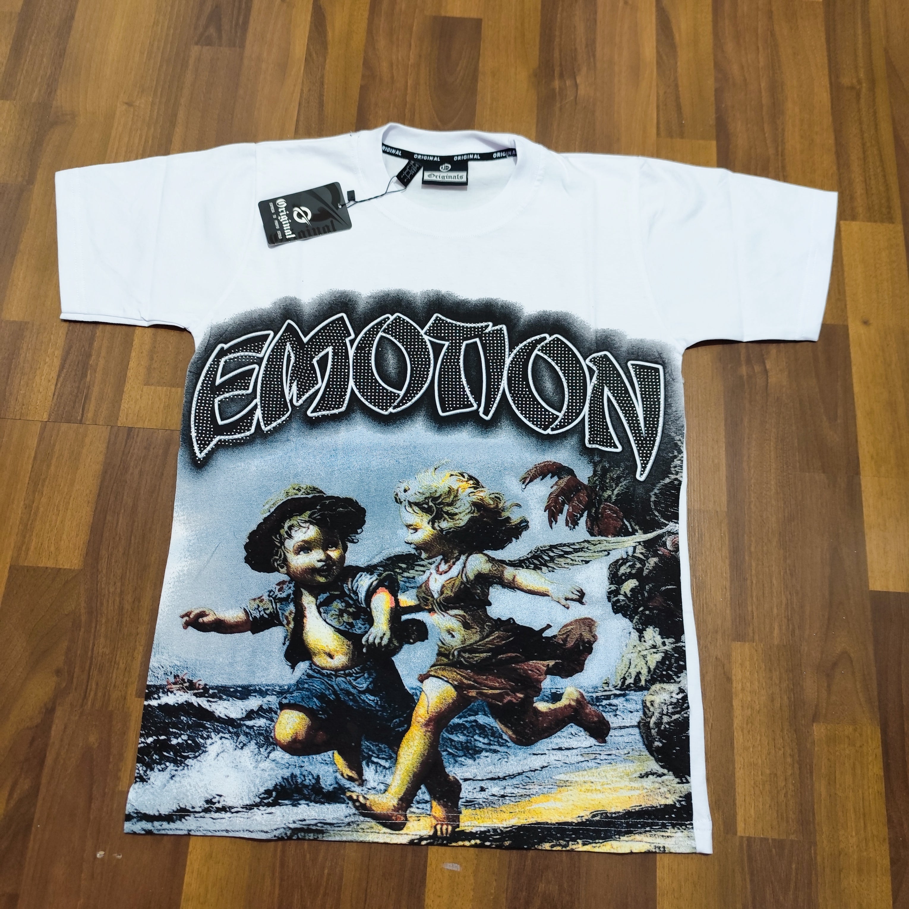 Polera Emotion- blanca cherubs