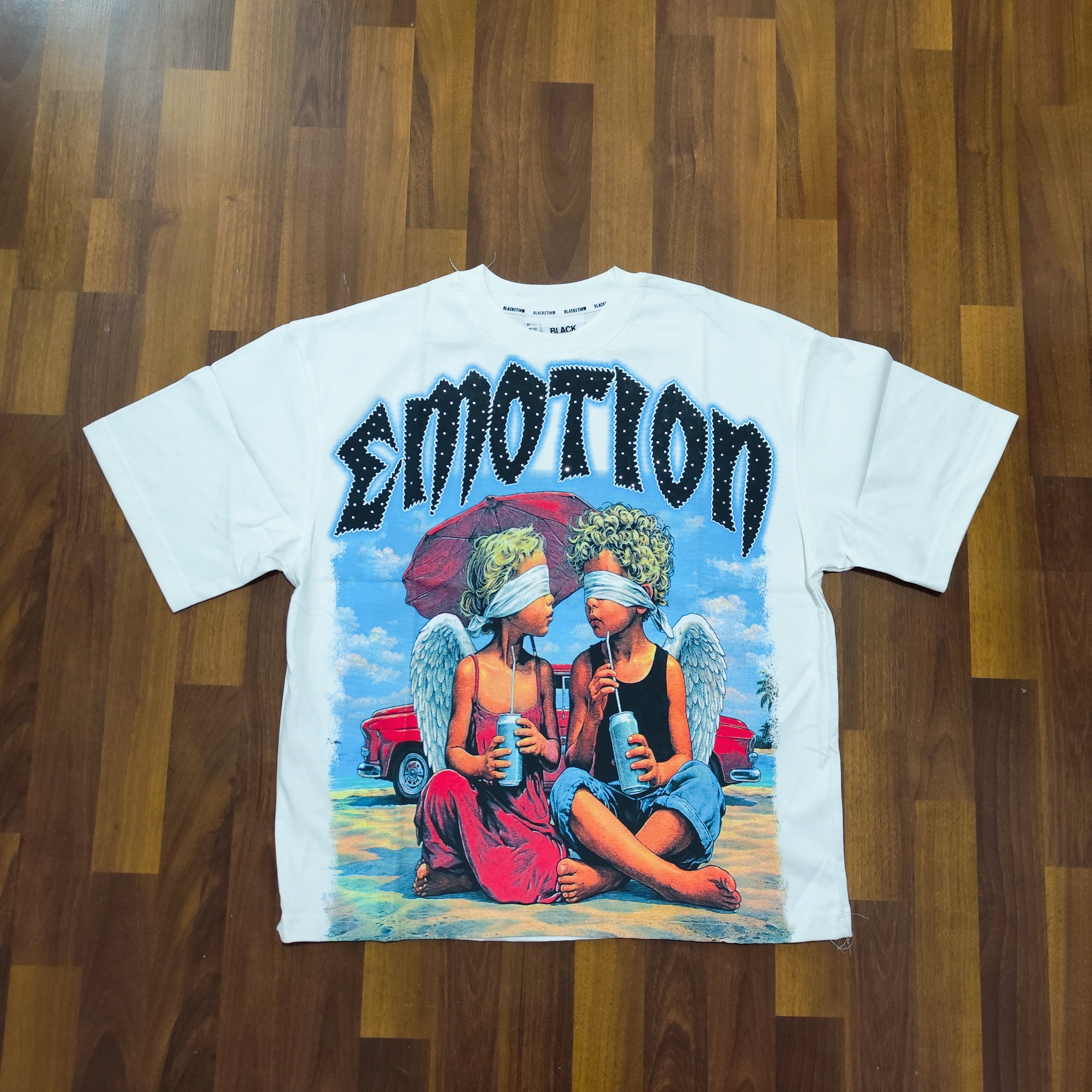 Polera Emotion-blanca angeles