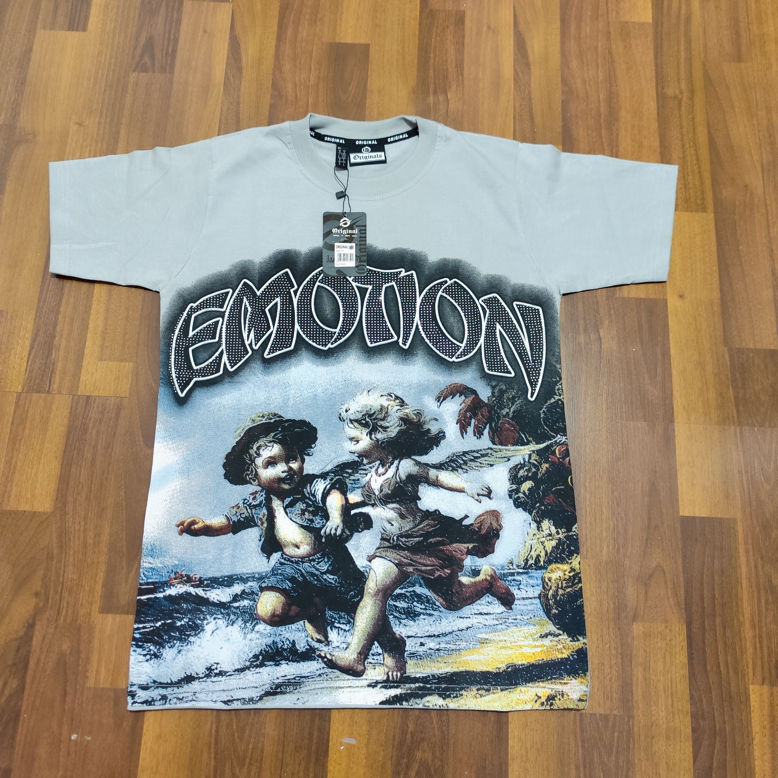Polera Emotion gris perla - Cherubs