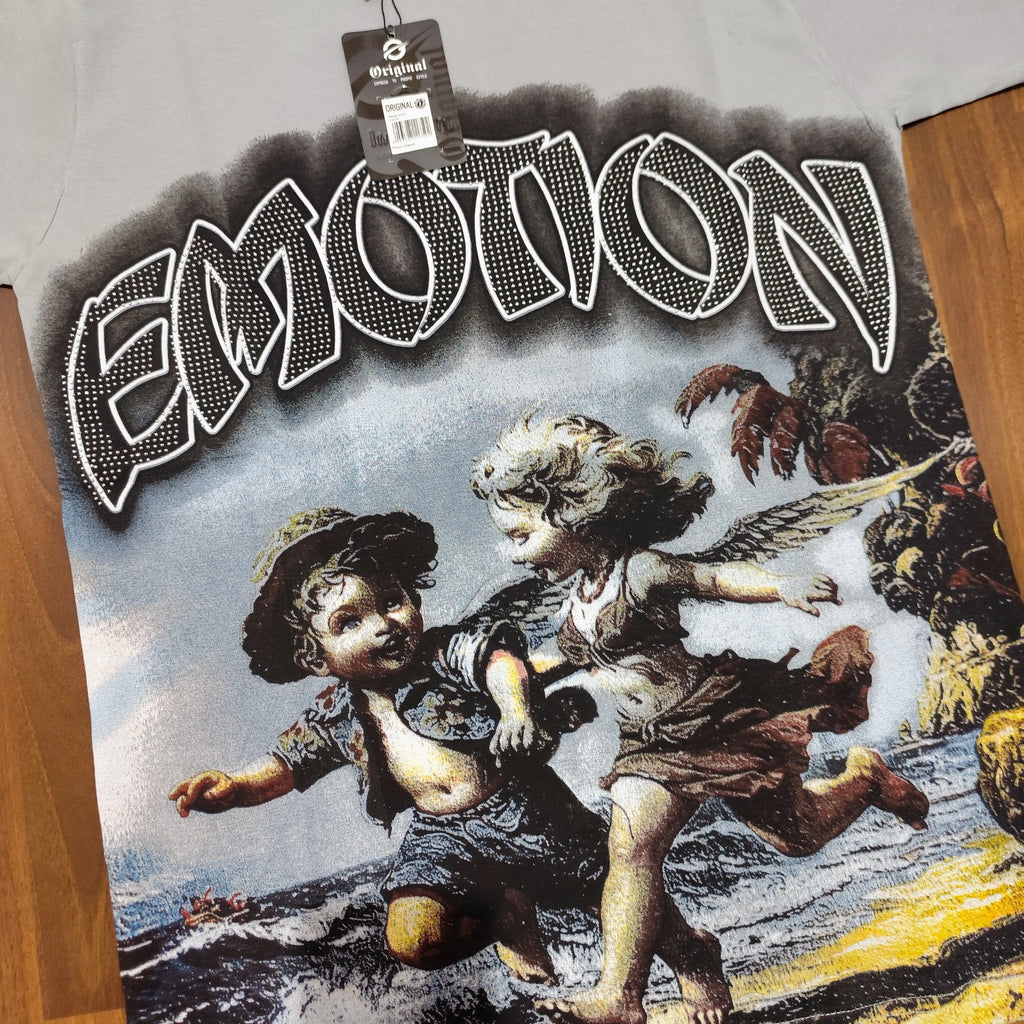 Polera Emotion gris perla - Cherubs