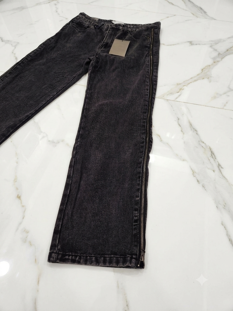 Jeans con cierre flare