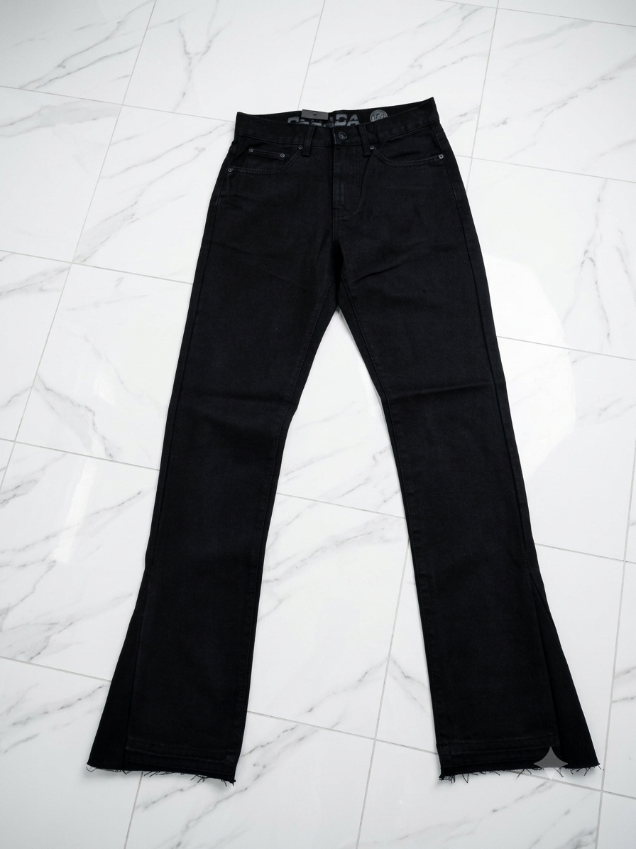 Jeans flare negro